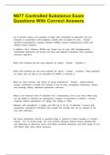 N677 Controlled Substance Exam 