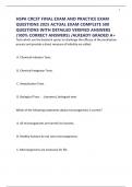 HSPA CRCST FINAL EXAM AND PRACTICE EXAM QUESTIONS 2025 ACTUAL EXAM COMPLETE 500 QUESTIONS WITH DETAILED VERIFIED ANSWERS &lpar;100&percnt; CORRECT ANSWERS&rpar; &sol;ALREADY GRADED A&plus;