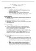Dutch Politics in Comparative Perspective Lecture &plus; Textbook notes for final