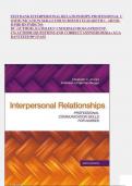 Test Bank For Interpersonal Relationships Professional Communication Skills for Nurses 8th Edition By Elizabeth Arnold&comma; Kathleen Boggs 9780323544801 Chapter 1-26 Complete Guide &period;2