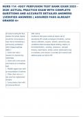 NURS 114 &ndash;IGGY PERFUSION TEST BANK EXAM 2025  2026 ACTUAL PRACTICE EXAM WITH COMPLETE  QUESTIONS AND ACCURATE DETAILED ANSWERS  &lpar;VERIFIED ANSWERS &rpar; ASSURED PASS ALREADY  GRADED A&plus; 
