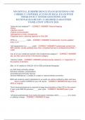 MN DENTAL JURISPRUDENCE EXAM QUESTIONS AND  CORRECT ANSWERS&vert; ACCURATE REAL EXAM WITH  FREQUENTLY TESTED QUESTIONS AND  RATIONALE&vert;ALREADY A GRADED&vert;GUARANTEED  PASS&vert;LATEST UPDATE 2025&period; 