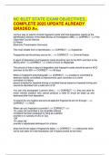 NC BLET STATE EXAM OBJECTIVES&comma; COMPLETE 2025 UPDATE ALREADY GRADED A&plus;&period;