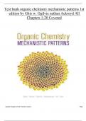 TEST BANK for Organic Chemistry Mechanistic Patterns 1st Edition By Ghis W&period; Ogilvie Nathan Ackroyd All Chapters 1-20 Covered >PDF<
