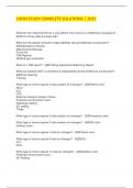 CHFM STUDY COMPLETE SOLUTIONS &vert; 2025