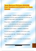 Texas Manicure PSI Exam 2025&sol;2026  Exam Questions and Answers &vert; A&plus; Score  Assured