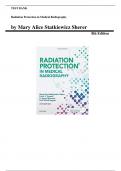Test Bank for Radiation Protection in Medical Radiography&comma; 8th Edition by Mary Alice Statkiewicz Sherer&comma; All Chapters Included