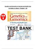 Genetics and Genomics in Nursing and Health Care 2nd Edition - Beery Test Bank