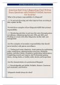 American Red Cross Lifeguarding Final Written  Exam Questions with Detailed Verified Answers  for Accuracy