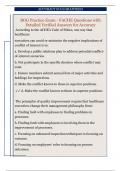 BOG Practice Exam - FACHE Questions with  Detailed Verified Answers for Accuracy
