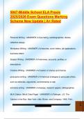5047-Middle School ELA Praxis  2025&sol;2026 Exam Questions Marking  Scheme New Update &vert; A&plus; Rated 