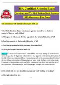 ISA Certified Arborist Practice Exam &ndash; Study Questions and Answer Key &ndash; International Society of Arboriculture &lpar;ISA&rpar;