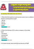  ISA Certified Arborist &ndash; Full-Length Practice Exam 3 with Answers &ndash; ISA Certification Study Material
