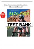 Biology of Humans&colon; Concepts&comma; Applications&comma; and Issues&comma; 6th Edition - Goodenough Test Bank
