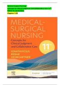 Medical-Surgical Nursing &ndash; Test Bank for 11th Edition by Ignatavicius &ndash; Comprehensive Question and Answer Set Complete Chapter 1-69