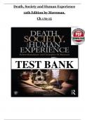 TEST BANK for Death&comma; Society and Human Experience 12th Edition by Robert Kastenbaum&comma; Christopher M&period; Moreman All Chapters 1-15 Complete