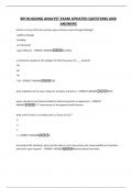 BPI BUILDING ANALYST EXAM UPDATED QUESTIONS AND ANSWERS