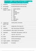CHAPTER 1- A&P EXAM WITH ALL CORRECT & VERIFIED ANSWERS &lpar;UPDATED TO PASS&rpar;