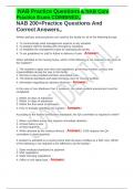  NAB Practice Questions  & NAB Core Practice Exam COMBINED&comma;&period;