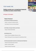 Pediatric Nursing Care &ndash; Concept-Based Approach &lpar;1st Edition&comma; Luanne Linnard Palmer&rpar; Complete Test Bank for Chapters 1&ndash;30