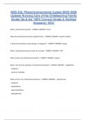 NSG 432&comma; Pheochromocytoma &lpar;Latest 2025&sol; 2026 Update&rpar; Nursing Care of the Childbearing Family Guide&vert; Qs & As&vert; 100&percnt; Correct&vert; Grade A &lpar;Verified Answers&rpar;- GCU
