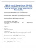 NSG 432&sol; NSG432 Exam Questions with 100&percnt; Correct Answers &vert; Latest Version &lpar;2025&sol;2026&rpar; Expert Verified