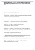 NUSCTX 10 PRACTICE TEST for midterm 1 EXAM 2025 UPDATE&sol;PRACTICE QUESTIONS AND CORRECT VERIFIED ANSWERS &lpar;complete solutions&rpar; ASSURED SUCCESS&sol;GRADED A&plus;&excl;&excl;&excl;