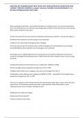 NGN HESI RN PHARMACOLOGY REAL EXAM 2025 UPDATE&sol;PRACTICE QUESTIONS AND CORRECT VERIFIED ANSWERS &lpar;complete solutions&rpar; ASSURED SUCCESS&sol;GRADED A&plus;&excl;&excl;&excl;&sol; RN HESI PHARMACOLOGY WITH NGN