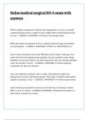 Relias medical surgical RN A exam with answers