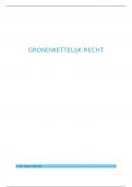 grondwettelijk recht samenvatting 