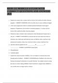 BIOD 151 MODULE 6 EXAM WITH CORRECT QUESTIONS AND ANSWERS 2025