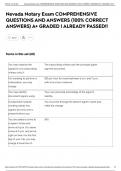 Nevada Notary Exam COMPREHENSIVE QUESTIONS AND ANSWERS &lpar;100&percnt; CORRECT ANSWERS&rpar; A&plus; GRADED &vert; ALREADY PASSED&excl;&excl;