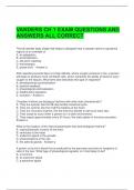  VANDERS CH 1 EXAM QUESTIONS AND ANSWERS ALL CORRECT 