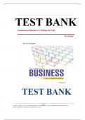 Test Bank for Foundations of Business 7th Edition by William Pride &lpar;Author&rpar;&comma; Robert Hughes &lpar;Author&rpar;&comma; Jack Kapoor &lpar;Author&rpar; &lpar;All Chapters Covered&rpar; &lpar;Multiple choice Questions and Verified Answers&rpar; &lpar;Graded A&plus;&rpar;