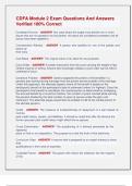 CDFA EXAM BUNDLE &vert; Questions And Answers Verified 100&percnt; Correct&vert;