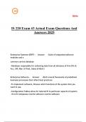 IS 220 Exam -3 Actual Exam Questions And Answers 2025