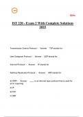 IST 220 - Exam 2 With Complete Solutions 2025