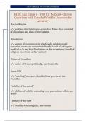 HIEU 242 Exam 1 - UTK Dr&period; Maccari-Clayton  Questions with Detailed Verified Answers for  Accuracy 