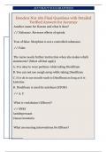 Hondros Nur 180 Final Questions with Detailed  Verified Answers for Accuracy