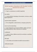 HSAN module 2 Questions with Detailed Verified  Answers for Accuracy 