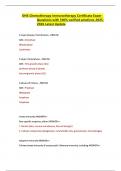 ONS Chemotherapy Immunotherapy Certificate Exam Questions with 100&percnt; verified solutions-2025- 2026 Latest Update 