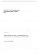 MKT 205 Final Exam Success with the Latest 2025 Q&A 