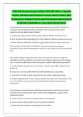 CPPS IHI Practice Exam-LATEST UPDATE 2025 &ndash; Complete Practice Questions and Answers Covering Safety Culture&comma; Risk Management&comma; Human Factors&comma; and Performance Improvement &vert; ALREADY GRADED A&plus; &vert; GUARANTEED PASS&excl;&excl;