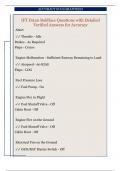 IFT DA20 Boldface Questions with Detailed  Verified Answers for Accuracy 