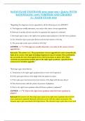 SAEM EXAM TESTBANK 2025-2026 900&plus; Qs&As WITH RATIONALES&vert;100&percnt; VERIFIED AND GRADED A&plus;&vert;SAEM EXAM 2025