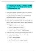 ATI FUNDAMENTALS PROTOCORED EXAM WITH CORRECT QUESTIONS AND ANSWERS 2025