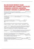 Bio100 EXAM NEWEST EXAM QUESTIONS AND CORRECT DETAILED ANSWERS &lpar;VERIFIED ANSWERS&rpar; &vert;ALREADY GRADED A&plus;&vert;&vert;BRAND NEW&excl;&excl;