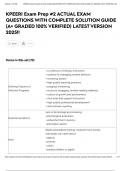 KPEERI Exam Prep &num;2 ACTUAL EXAM QUESTIONS WITH COMPLETE SOLUTION GUIDE &lpar;A&plus; GRADED 100&percnt; VERIFIED&rpar; LATEST VERSION 2025&excl;&excl;