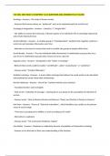 LSU SOCL 2001 EXAM 1 &lpar;CHAPTERS 1 & 2&rpar; QUESTIONS AND ANSWERS FULLY SOLVED 