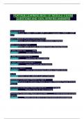 BIOD 101 MODULE 3&colon; Glycolysis&comma; CAC & ETC &ndash; Portage Learning Exam Bank &lpar;100&percnt; Verified Answers&rpar;